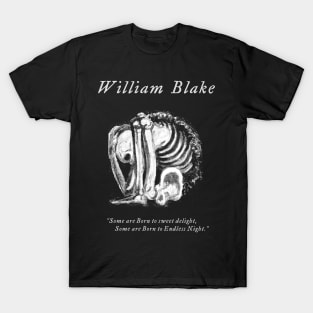 WILLIAM BLAKE - Skeleton - Dark Art T-Shirt